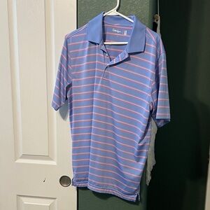 Walter Hagan Blue and Pink Polo Shirt